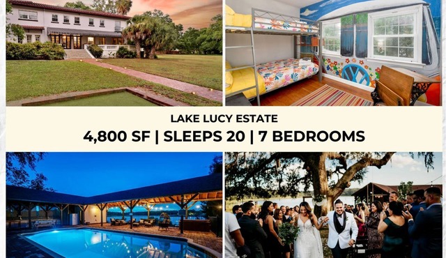 4,800 sf Estate | Pool, Lake, Weddings and Events