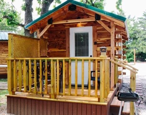 #4 - Amish Log Camping Cabin Walk to the Water cabin