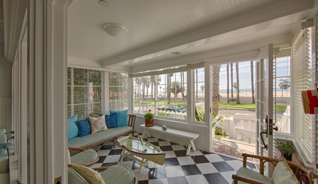 4 bedroom 4 bath family villa across Ocean Ave. from the Pacific Ocean.