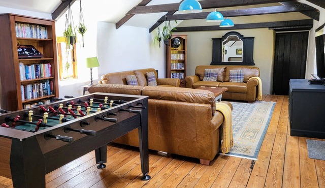 4 bedroom barn conversion on smallholding with alpacas, goats and pigs