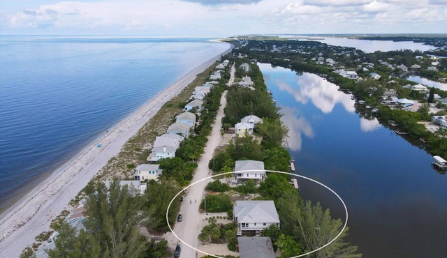 4 Bedroom home directly across the street from the beach!