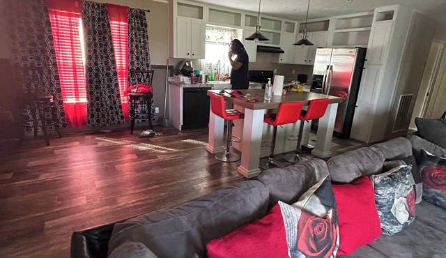 4-bedroom home on 5.75 acres. Home is located near Chimney Oaks Golf Course.