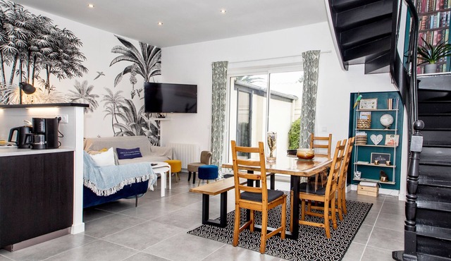 4 bedroom house in the center of Roscoff ideal for families