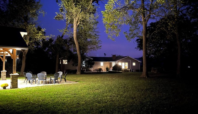 4 bedroom house on two and a half acres in a peaceful country setting