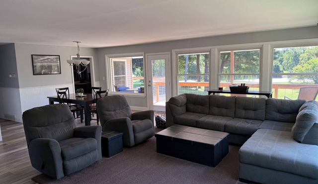 4-bedroom house on the Black River in Fort Gratiot. Dock your boat out back!