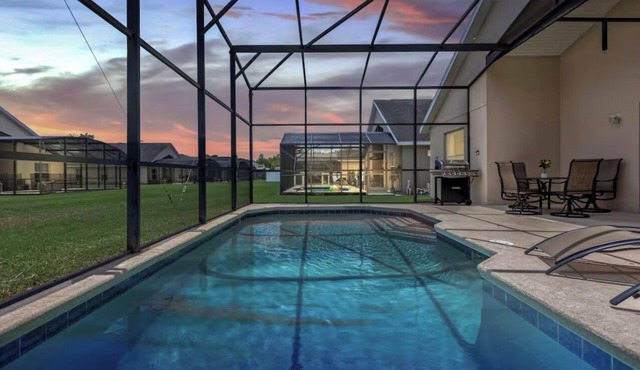 4-Bedroom House W/Pool Kissimmee/Orlando Near Disney & Universal Theme Parks