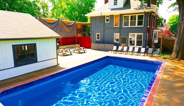 4 Bedroom Memphis Historic Home and Summer In-ground Swimming Pool
