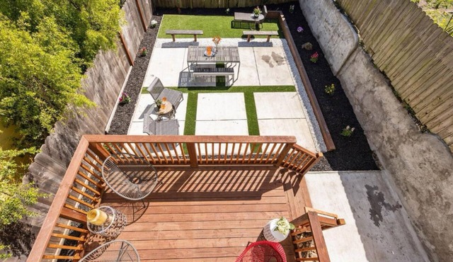 4 bedrooms + 3 bathrooms