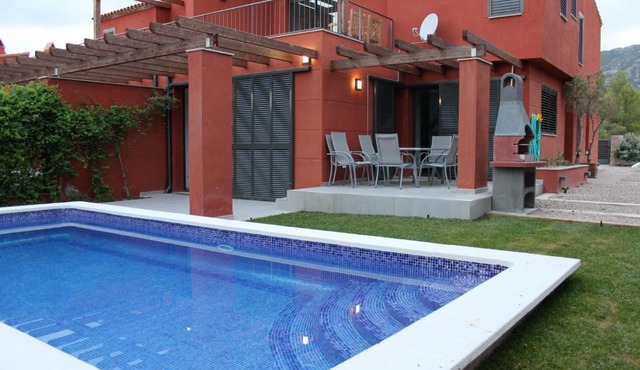 4 bedrooms villa with sea view private pool and enclosed garden at Mont roig del Camp 5 km away from the beach