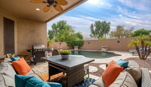 4-BR Home with a Private Heated Pool