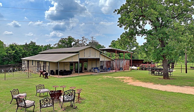 4 D Guest Ranch Barndominium on 260 acres with 300 animals & 2 stocked ponds