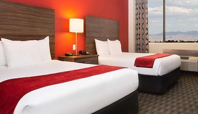 4 Deluxe Two Queen Rooms at The D Las Vegas