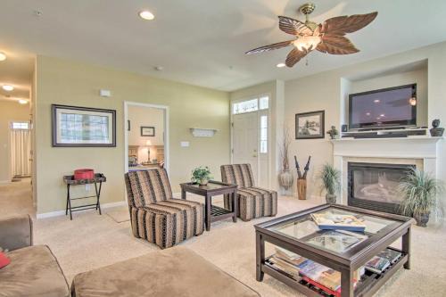 4 Mi to Bethany Beach: Sunny Escape w/Porches!