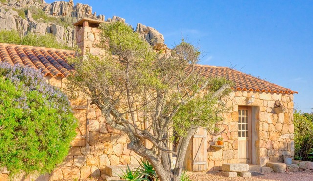 4-person Bergerie with terrace, sea view & pool access