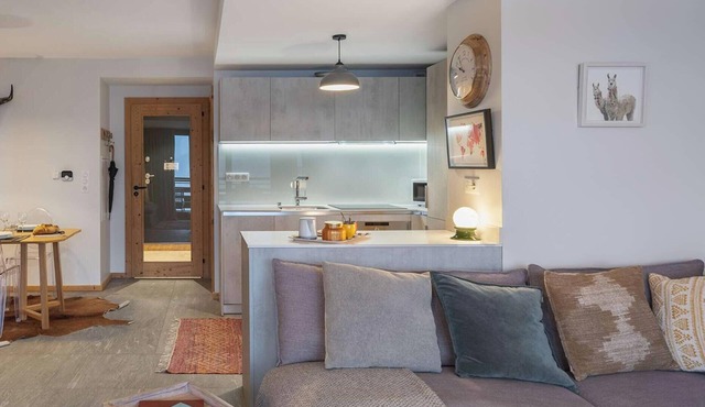 4-person flat - fireplace, close to the centre and slopes