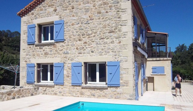 4-person gîte on the ground floor of our house in the Ardèche mountains