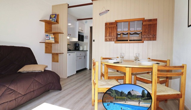 4-person studio, at the foot of the ski and mountain bike slopes (9)