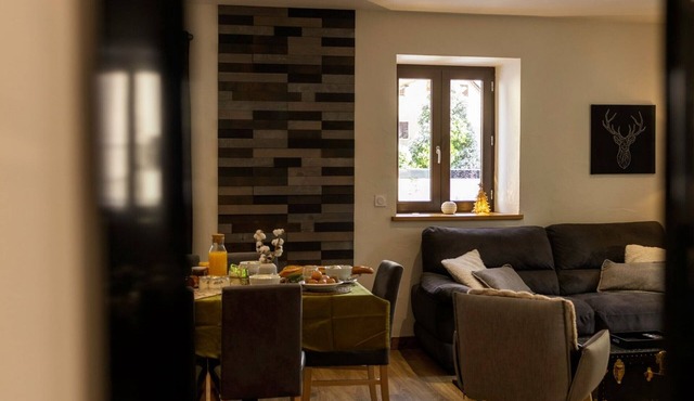 4-room apartment, South facing, 6 people, pets allowed