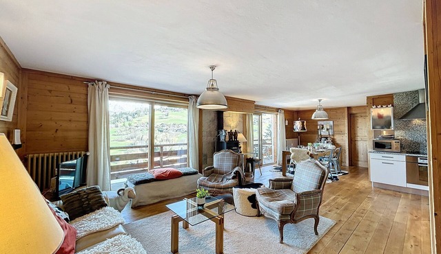 4-room apartment with indoor pool in Combloux