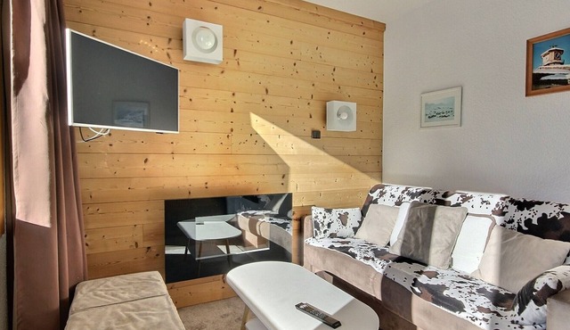 4-room duplex, 8 guests, south balcony, ski-in/ski-out