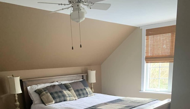 4 season home on quiet lake perfect for a family vacation or couples getaway.