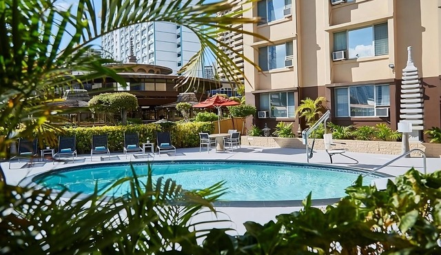 4 Spacious Units, Rooftop Pool Scene, Garden Surroundings, Steps from Downtown