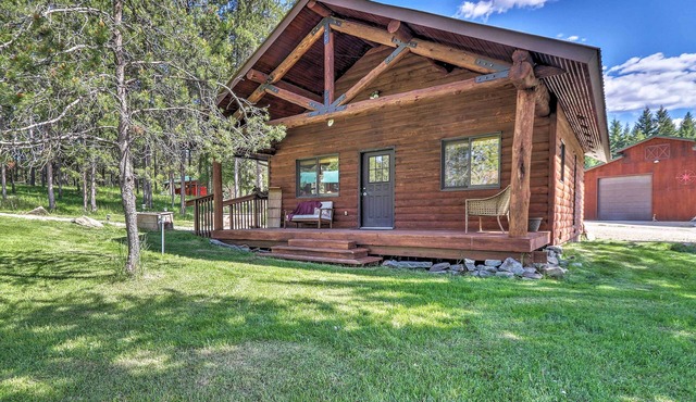 40-Acre Trego Resort Cabin w/Lake & Trails!