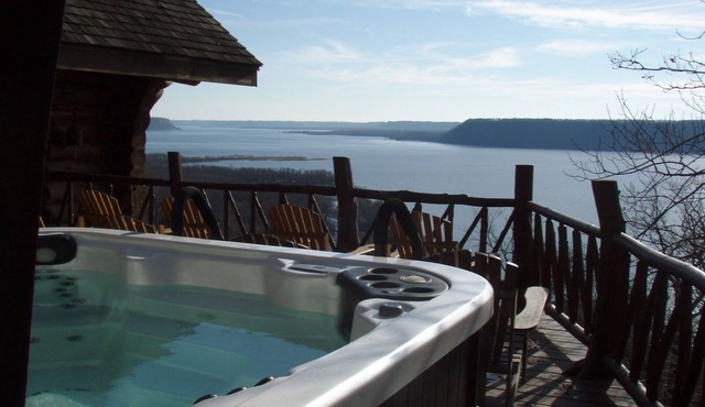 40 Acre Wooded Retreat Overlooking Lake Pepin with Lakefront