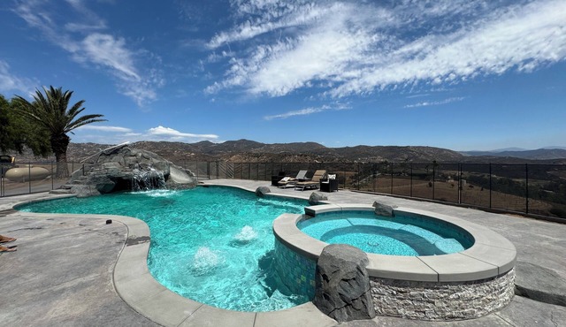 4000+ Sqft Modern Ranch on 10+ Acres with Resort Style Pool and Spa - Views!