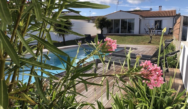 400m Beach with heated pool LA NOUE - ÎLE DE RÉ
