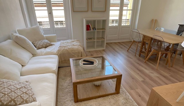 400m from the Capitole, spacious and bright T2 apartment