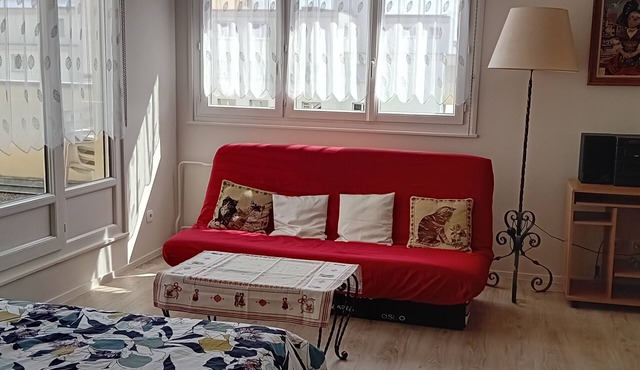 40m2 studio located 5 minutes walk from the city center with beautiful terrace