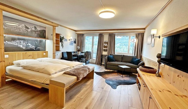 42m2 Alpenschick mit Balkon, Ausblick, Pool - E405