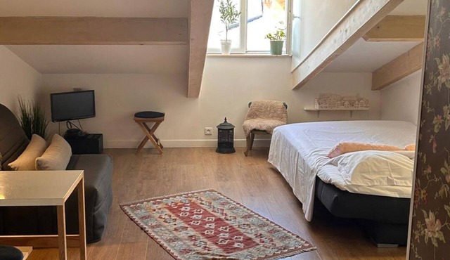 45. A cosy studio on the top floor, centrally located by Avenue Jean Médecin