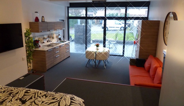 45m² loft between town and mountains