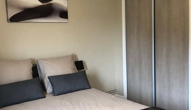 45m2 Nancy, bedroom, gym