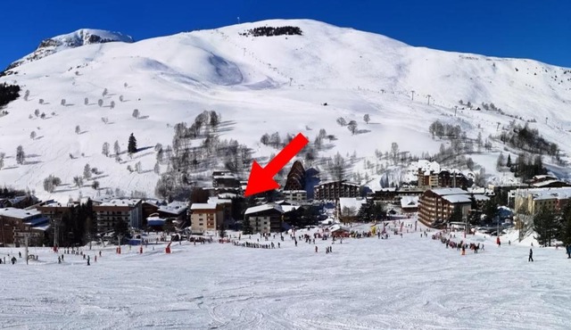 48 m² 2 chambres 8 pers - Balcon Sud - Pied pistes