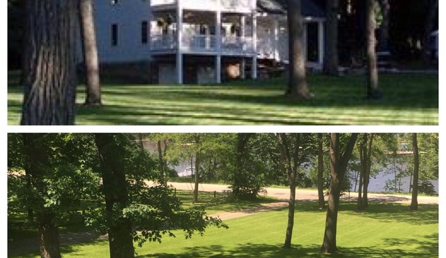 4bd/3ba Lake Kosh/Rock River Lake House Private Pier, Decks, FirePit 2 Acres