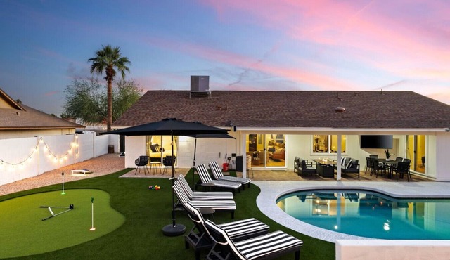 4BD/3BA Near NEW PV Mall with Heated Pool & Arcade