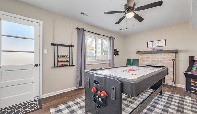 4BD home with gameroom and pool, close to Langley & PTC!