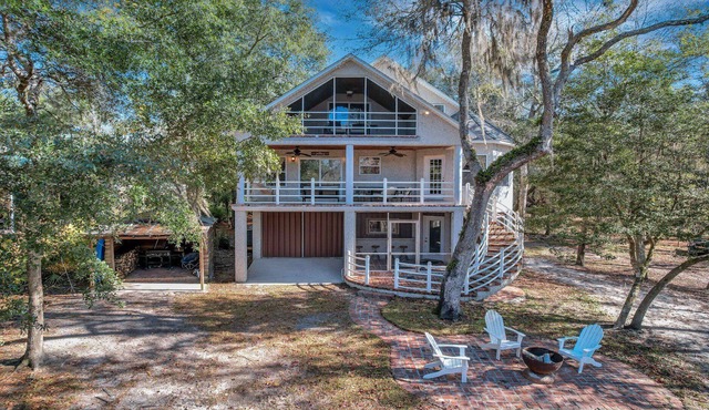 4BR/3BA Cabin on Satilla River | Sleeps 12 | Adventure Awaits