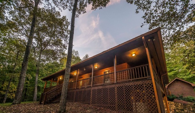 4BR Cabin 10 MINS FRom BLUE RIDGE! PRIVATE POOL, 12 PERSON PARTYSPA & POOL TABLE