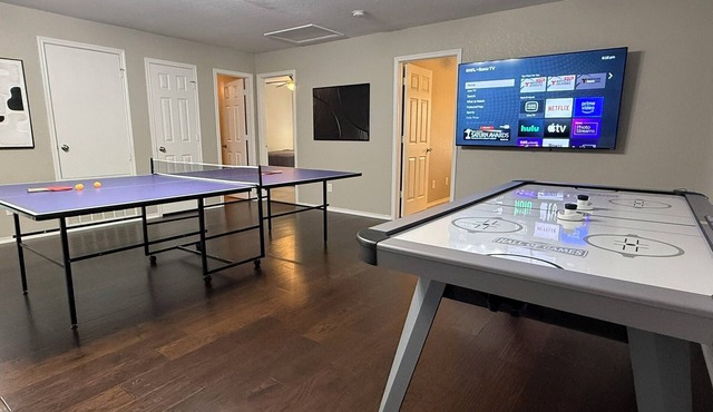 4BR Fun-Filled Getaway Near JW Marriott with Ping Pong & Air Hockey
