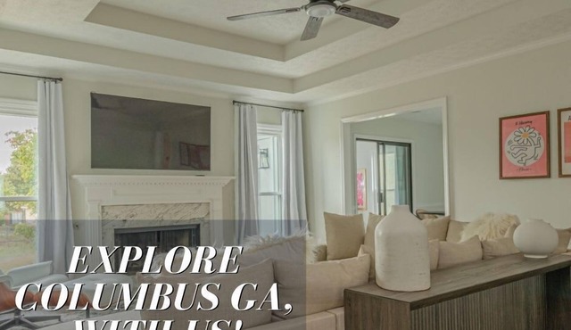 4BR Pool Table Game Room Fire Pit Near Ft Moore