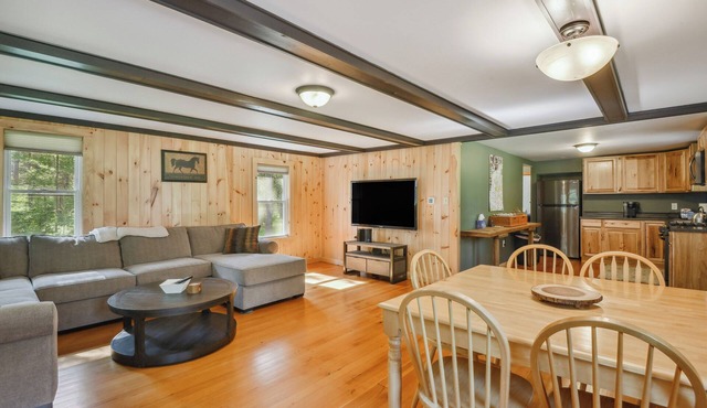 5-Acre Brantingham Property w/Porch & Grill!