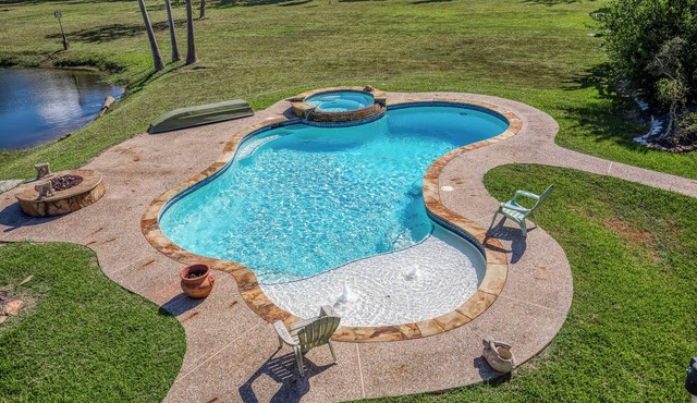 5-Acre Retreat with Heated Pool & Private Pond