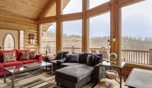 5 Acres of Scenic Beauty! Large Fairplay Log Home