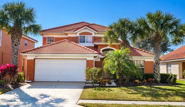 ⭐5 Bed, 4 Bath Property | SOUTH Facing Pool | Gated Resort | Mins to Disney ⭐