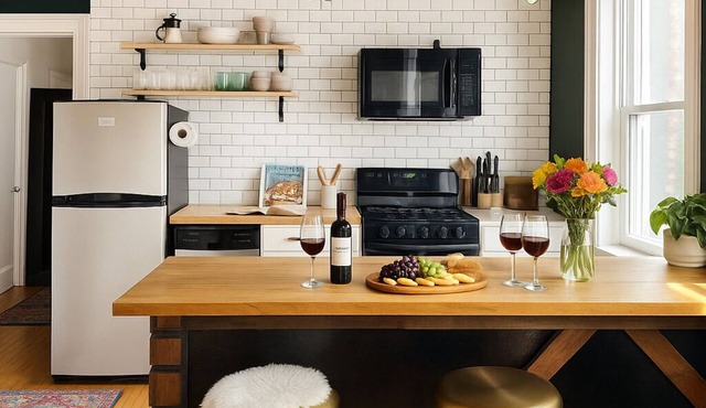 5 Beds 1 King 4 Queen-Size Beds Beautiful Spacious 1 Bedroom 1 Bath Apartment