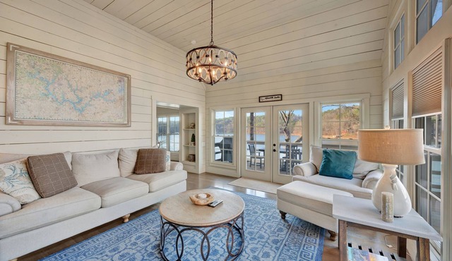 5 BR 4.5 BA house in gated neighborhood with community pool-dock with 25’ boat